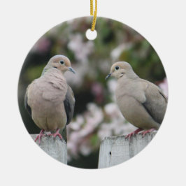 Foto van Mourning Doves Keramisch Ornament