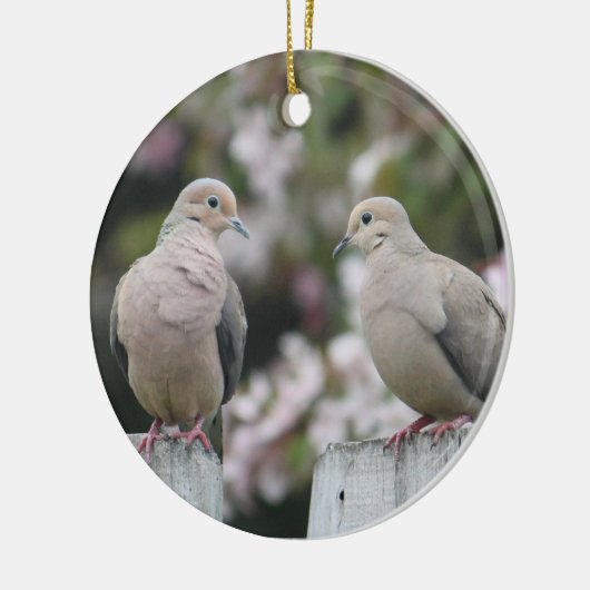 Foto van Mourning Doves Keramisch Ornament (Links)