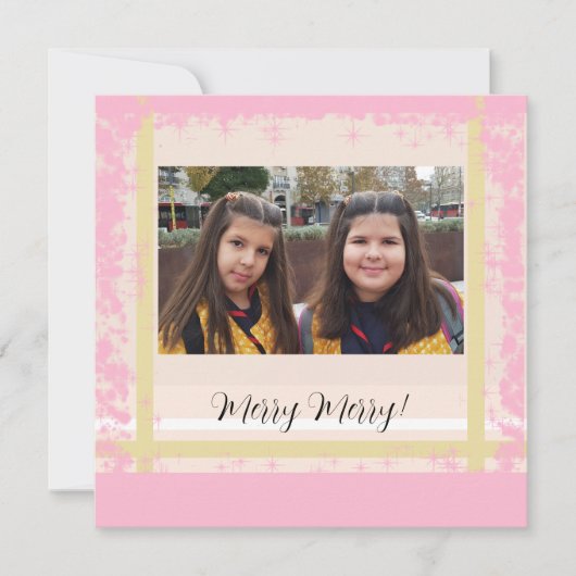 Foto van mousserende tweelingen, monogrammen (Voorkant)