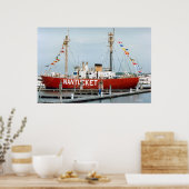 Foto van Nantucket Lightship Poster (Keuken)