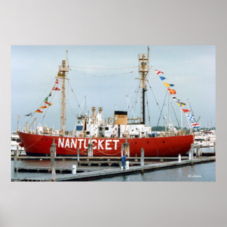 Foto van Nantucket Lightship Poster