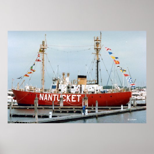 Foto van Nantucket Lightship Poster (Voorkant)