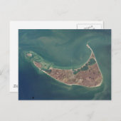 Foto van Nantucket Satellite Briefkaart (Voorkant / Achterkant)