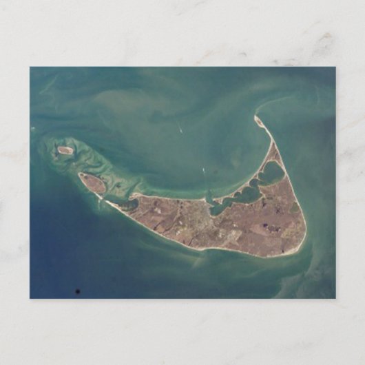 Foto van Nantucket Satellite Briefkaart (Voorkant)