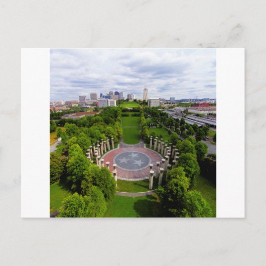 Foto van Nashville Aerial Briefkaart (Voorkant)