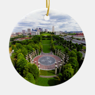 Foto van Nashville Aerial Keramisch Ornament