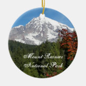 Foto van Nationaal park Mount Rainier Keramisch Ornament (Voorkant)