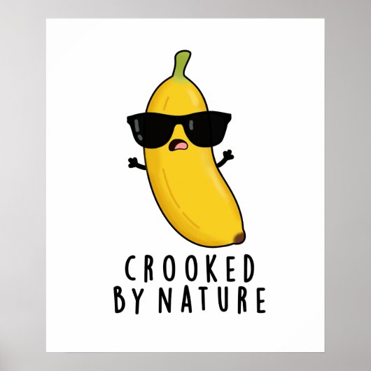 Foto van Natuur Funny Banana Pun Poster (Voorkant)