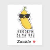 Foto van Natuur Funny Banana Pun Sticker (Vel)