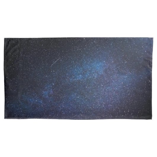 Foto van Navy Blue Milkyway Nightsky Galaxy Kussensloop (Voorkant)