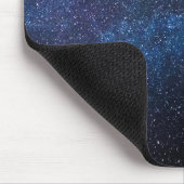 Foto van Navy Blue Milkyway Nightsky Galaxy Muismat (Hoek)