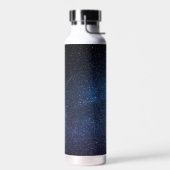 Foto van Navy Blue Milkyway Nightsky Galaxy Waterfles (Links)