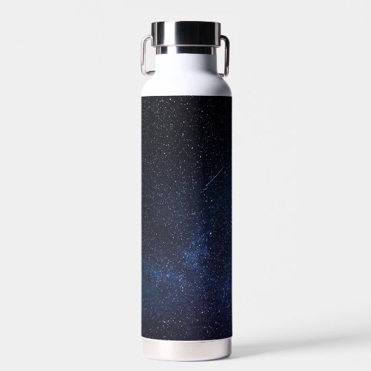 Foto van Navy Blue Milkyway Nightsky Galaxy Waterfles (Voorkant)
