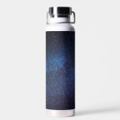 Foto van Navy Blue Milkyway Nightsky Galaxy Waterfles (Achterkant)