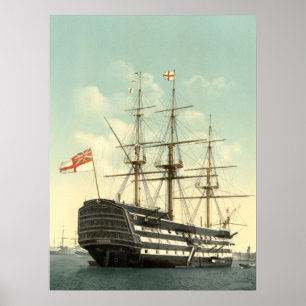 Foto van Nelson's HMS Victory Archival Poster