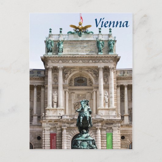 Foto van Neue Hofburg Wenen Briefkaart (Voorkant)