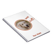 Foto van neusboop hond notitieboek (Rechterzijde)