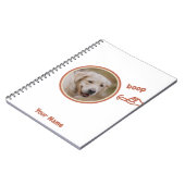 Foto van neusboop hond notitieboek (Linkerzijde)