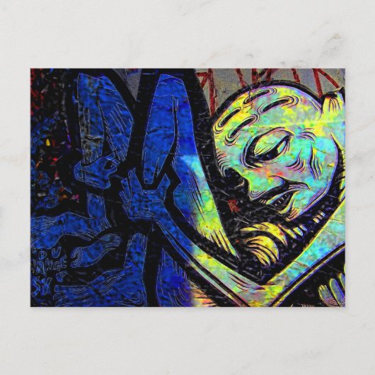 Foto van New York City Graffiti Briefkaart (Voorkant)