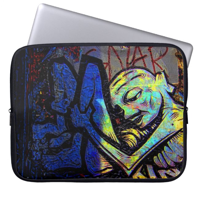 Foto van New York City Graffiti Laptop Sleeve (Voorkant)