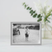  foto van Newsboy Briefkaart (Staand voorkant)