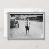  foto van Newsboy Briefkaart (Voorkant / Achterkant)