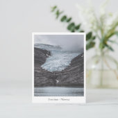 Foto van Noorwegen Svartisen Glacier Briefkaart (Staand voorkant)