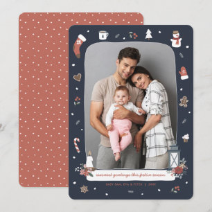 Foto van Nordic Winter Kerstfeestay Feestdagenkaart