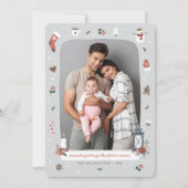 Foto van Nordic Winter Kerstfeestay Feestdagenkaart (Voorkant)