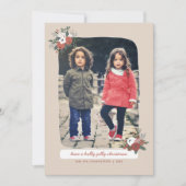 Foto van Nordic Winter Kerstfeestay Feestdagenkaart (Voorkant)