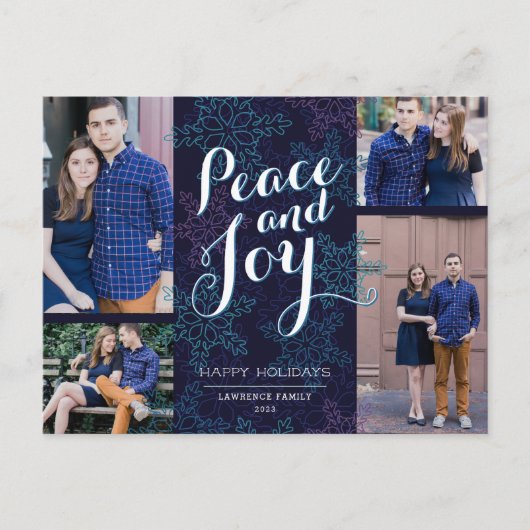 Foto van Northern Lights Holiday Feestdagenkaart (Voorkant)