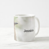 Foto van Northern Mockingbird Portrait Bird Koffiemok (Voorkant rechts)