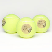 Foto van Nosy en schattig Tree Squirrel Tennisballen (Multi)