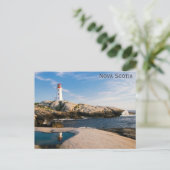 Foto van Nova Scotia Lighthouse Revel Briefkaart (Staand voorkant)