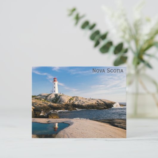 Foto van Nova Scotia Lighthouse Revel Briefkaart (Staand voorkant)