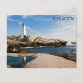Foto van Nova Scotia Lighthouse Revel Briefkaart (Voorkant)