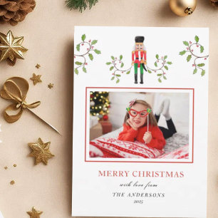 Foto van Nutkraker Soldier & Feestvrijdagfoto Aankondiging