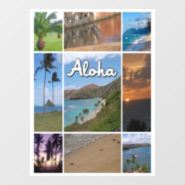 Foto van Oahu, Hawaii Raamsticker