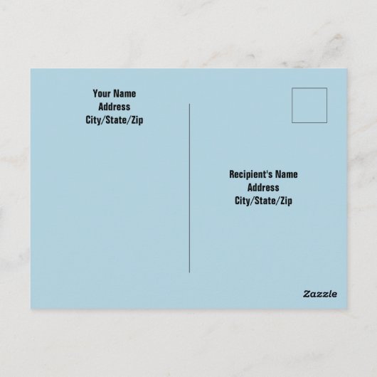 Foto van oceaangolven Pensioen Aangepaste naam Briefkaart (Achterkant)