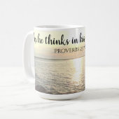 Foto van Ocean Book of Proverbs Wisdom Bijbel Koffiemok (Voorkant links)