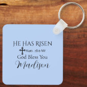 Foto van Ocean Christus is Risen Bible Verse Pasen Sleutelhanger (Achterkant)