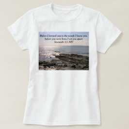 Foto van Ocean God Knew You Bible Verse T-shirt