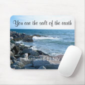 Foto van Ocean Salt van de Earth Bible Verse Muismat (Met muis)