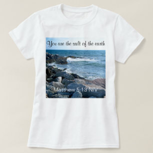 Foto van Ocean Salt van de Earth Bible Verse T-shirt