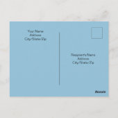 Foto van Ocean Through the Waters Isaiah 43:2 Blue Briefkaart (Achterkant)