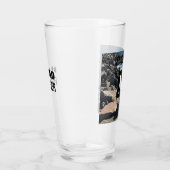 Foto van Ocean Waves and Rocks #1 Pa Blue Glas (Rechts)