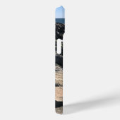 Foto van Ocean Waves and Rocks Initiaal Black Case-Mate iPhone Case (Achterkant / Rechts)