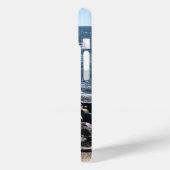 Foto van Ocean Waves and Rocks Initiaal Black Case-Mate iPhone Case (Achterkant / Links)