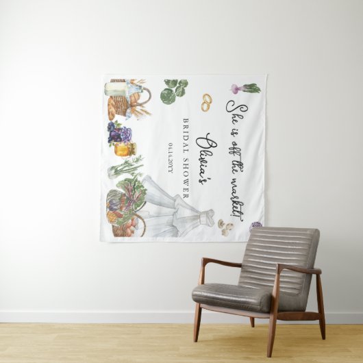 Foto van off the market bruidsdouchevenement wandkleed (In Situ (horizontaal))