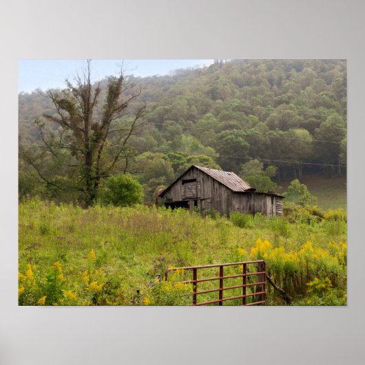 Foto van Old Country Barn Poster (Voorkant)